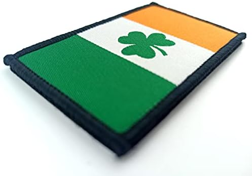 JBCD 2 Pack Irska Shamrock zastava Patch Irish St. Patrick's Day zastava Taktički zakrpa zakrpa za zastavu za odjeću Hat Patch Team