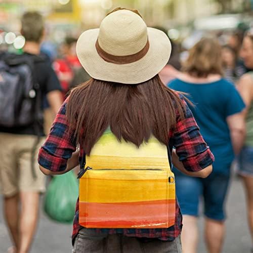 VBFOFBV putni ruksak, backpack laptop za žene muškarci, modni ruksak, rainbow linije moderni jednostavan uzorak