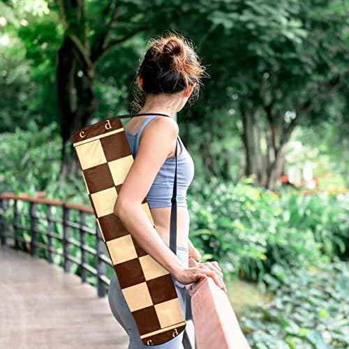 Šahovska tabla Yoga Mat Carrier torba sa naramenicom Yoga Mat torba torba za teretanu torba za plažu
