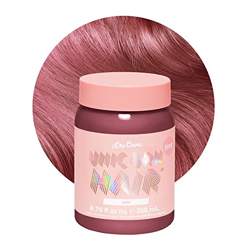 Lime Crime pastelne boje Unicorn hair Tint, Sext-polutrajni Uvjeti boje kose bez oštećenja & amp; vlaži-Privremeni komplet boja za