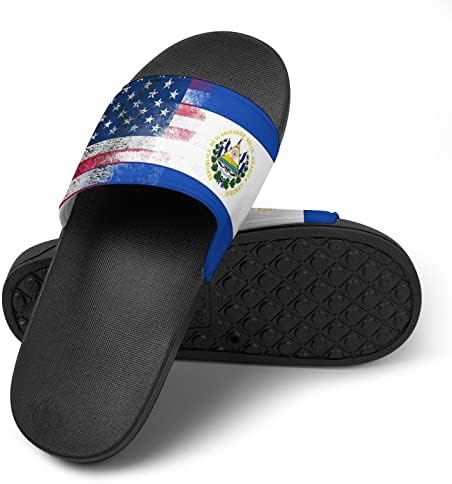 SAD El Salvador Zastava Unisex PVC Slide sandale otvorene papuče za muškarce i žene