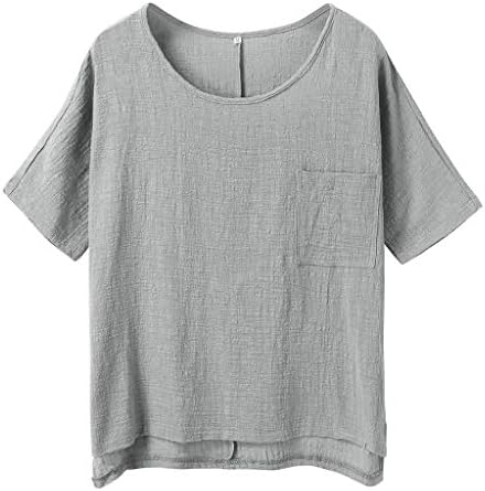 Ljetni duksevi s kvadratnim izrezom klasični kratki rukavi Tie-dye ženske majice Plus Veličina lagani trendi Casual