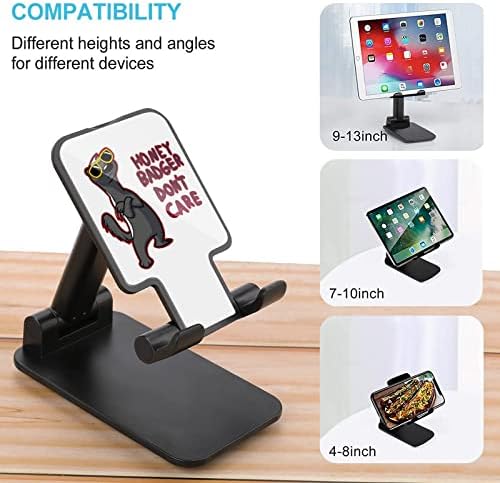 Medeno-badger Ne Care Print Cell Telefon Stand kompatibilan sa iPhone prekidačkim tabletima Sklopivi podesivi držač za stol za mobitel