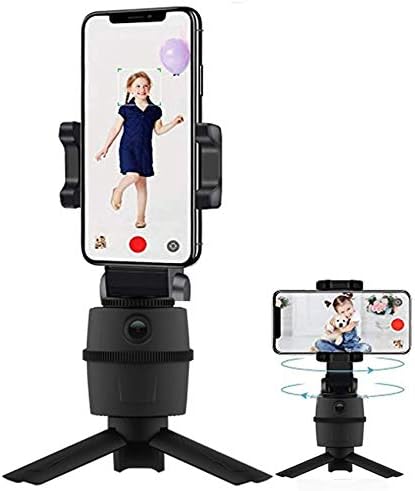Poco X3 NFC stalak i nosač, BoxWave® [PivotTrack Selfie Stand] nosač okretnog Postolja za praćenje lica za poco X3 NFC-Jet Black