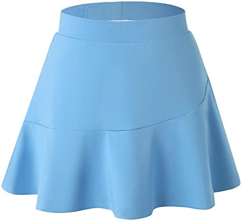 Meriabny devojke teniska suknja sa ugrađenim kratkim kratkim atletskom skirtom za golf trčanje, 6-12 godina