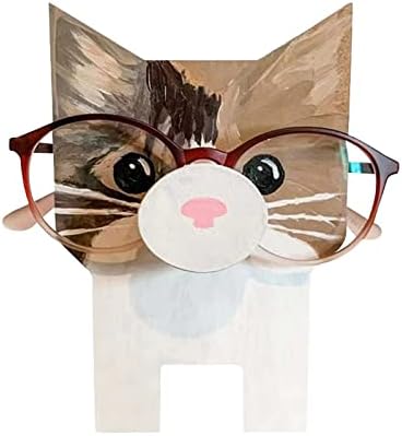 Slatke naočale za kućne ljubimce Kreativni dizajn Xmas Slatki drveni ukrasi za životinje Kućni dekor Spectakl Frames Polica