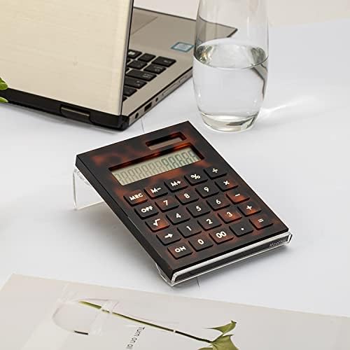 Kalkulator Leopard, solarni električni akrilni tanak kalkulator sa velikim LCD ekranom i štandom, 12-znamenki ručni kalkulator radne