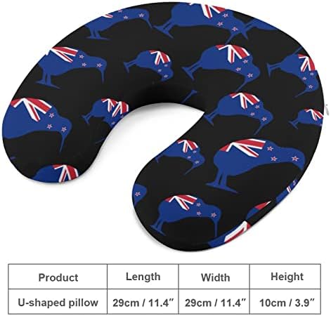 Novozelandska zastava Kiwi Jastuk memorijski pjena Plutni jastuk za vrat u obliku podrške za vrat za glavu