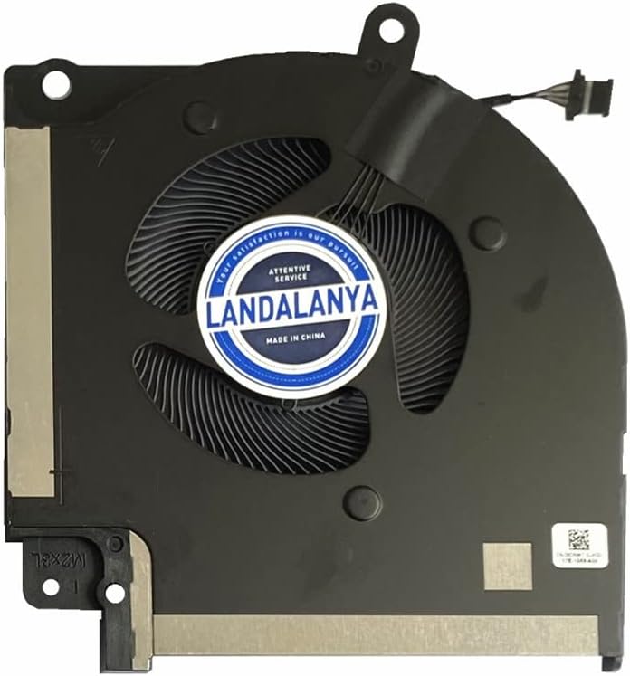 Landalanya Replacement New Laptop CPU and GPU Cooling Fan for DELL Alienware X17 X17 R1 X17R1 CN-0X63JW CN-09DNWT EG50061S1-1C050-S9A