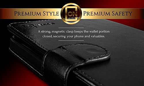 Galaxy S6 Edge+ Plus torbica za novčanik, CoverON® [Executive Series] torbica za stalak za torbicu od sintetičke kože Flip Folio Cover