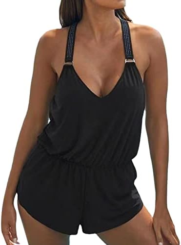 YubnLvae kupaći kostim za žene 1 komad Realxed Tummy Control V Ret Retiran 2023 ljetna plaža Modni kupaći kupalište