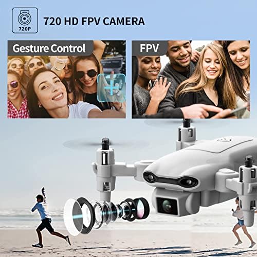 UJIKHSD Mini Drone za djecu sa 720p HD kamera FPV Live Video RC Quadcopter helikopter za odrasle početnike igračke poklone, visina