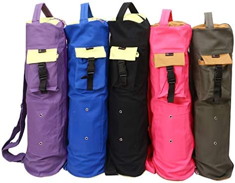 KD Yoga Mat torba pamučno platno Cover Extra Large Bag multifunkcionalni džepovi za flaše pojas cigle ručnik novčanik blok & više