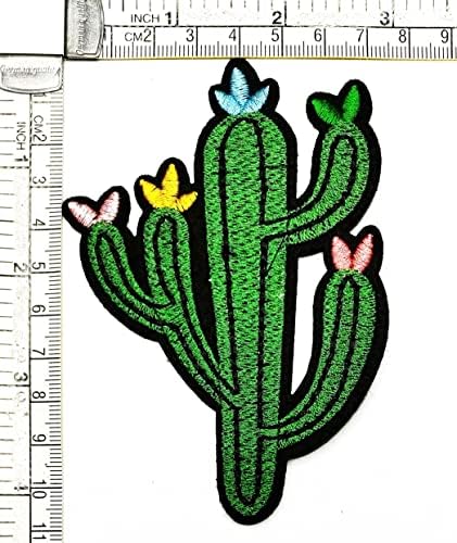 Kleenplus Cactus Meksiko Cartoon Patch slatka naljepnica zanatske zakrpe uradi sam Applique vezene šije željezo na Patch amblem Odjeća