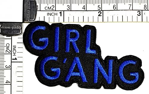 Kleenplus girl Gang Patch vezena značka gvožđe na šiju na amblemu za jakne farmerke pantalone ruksaci odeća naljepnica Umjetnost pismo