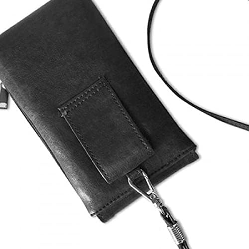 Lokalni japanski Tyoko Tower telefon novčanik novčanik viseći mobilni torbica crnog džepa