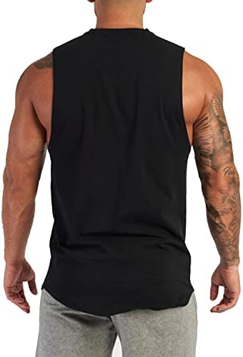 Prilagođeni rezervoar TOP dizajn Vaša dodavanje tekstualne majice Muškarci Prilagođeni teretani Bodybuilding Majica bez rukava bez