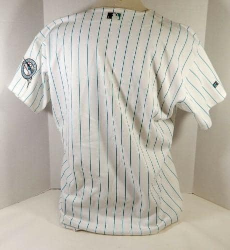 1993-02 Florida Marlins Blank 47 Izdana brojevi bijelog dresa Stripped 4 - Igra Polovni MLB dresovi