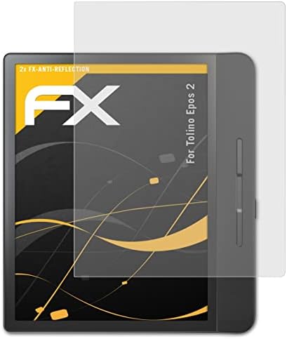 Atfolix zaštitnik ekrana kompatibilan sa Tolino Epos 2 folijom za zaštitu ekrana, Antirefleksnom i FX zaštitnom folijom koja apsorbuje