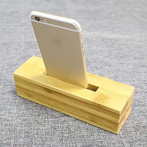 BZLSFHz Mobile Holder-TOTL STAND Zvuk pojačalo, štand telefona za drva za stol, stol za radnu površinu, držač pojačala zvučnika telefona