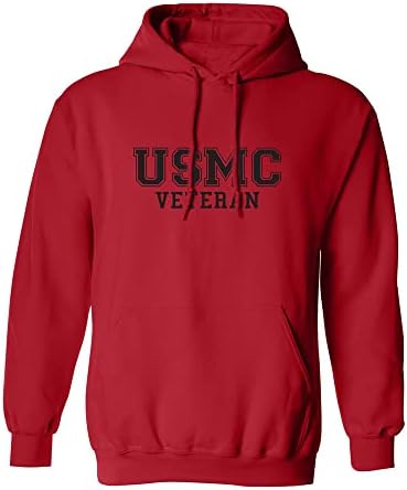 Zerogravitee USMC veteran crni logo dukserice s kapuljačom