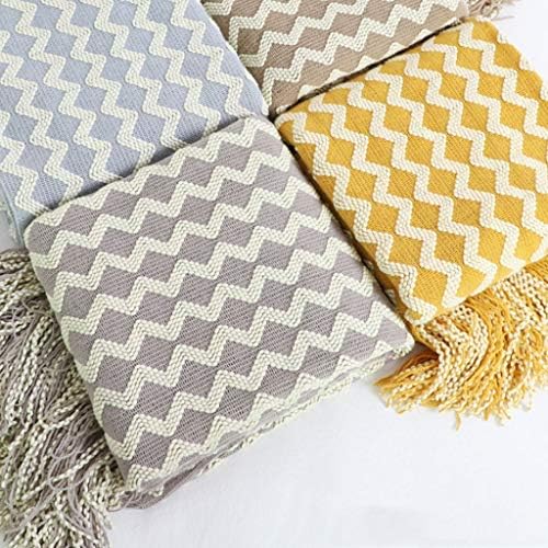 Cujux nordijski pleteni pokrivač s kaučem na razvlačenje dekorativni krevet pokrivač s kancelarijskim bacanjem bacaj bacač meki ručnik