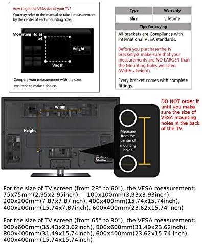 CK Global niskoprofil Tilt TV zidni nosač sa ugrađenim nivoom duha za Samsung TV UN40HEH5300 LN-T4061F