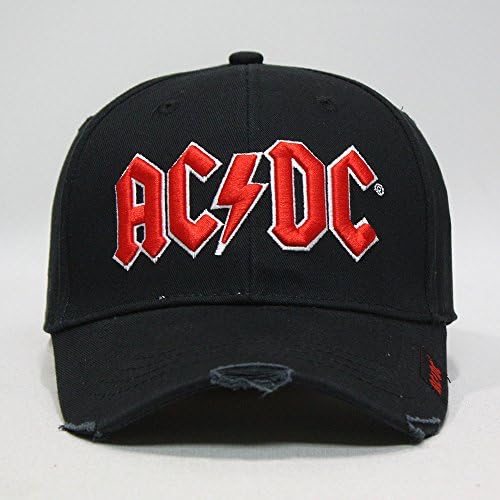 AC / DC uznemirena crvena na bijeloj Hard Rock bejzbol kapa