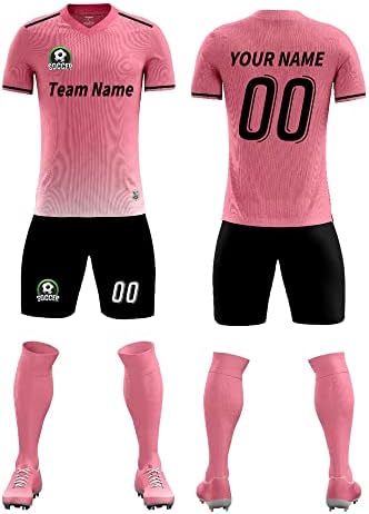 Vipoko Custom Soccer Jersey sa kratkim, odraslim osobama, djeca personalizirano ime Broj ekipe Team Outfit, djeca prilagođavaju nogometno