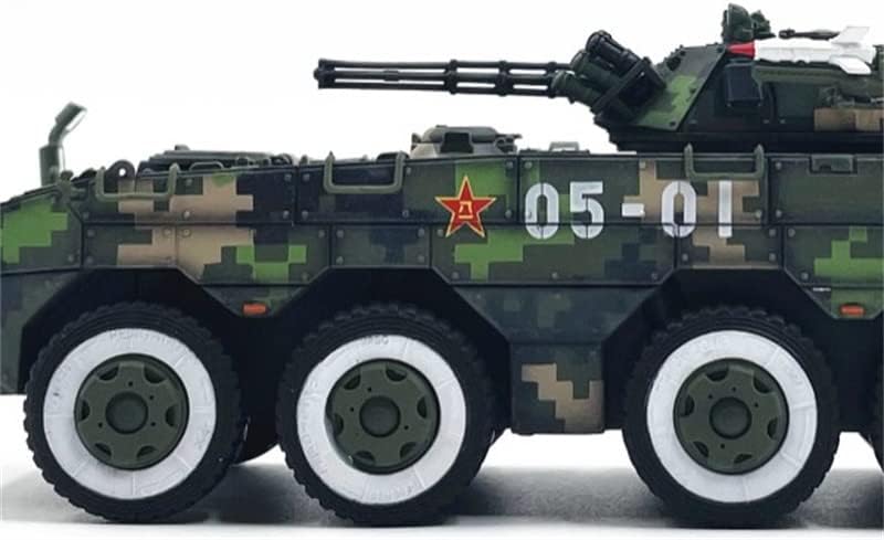 za Unistar kinesku vojsku ZBL-08 pješadijsko vozilo na točkovima Jungle digitalna kamuflaža nasumični Broj karoserije 1: 72 Diecast