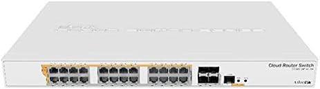 Mikrotik Cloud Router Switch CRS328-24P-4S + RM 24-port Gigabit Ethernet prekidač sa 4 10Gbps SFP + portovi