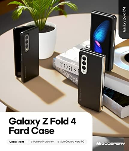Goospery Fard Case kompatibilan sa Galaxy Z Fold 4, Ultimate Slim džepa Prijateljski tanki dizajn Velvet-sličan mat finišu mekani