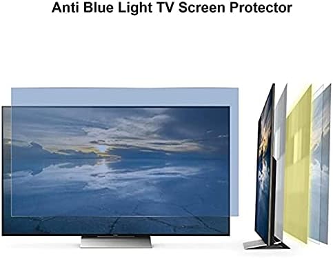 KELUNIS 32-75 inčni TV zaštitnik ekrana, Mat Anti-odsjaj protiv plavog svjetla protiv ogrebotina Ultra-Clear Film, ublažava zamor