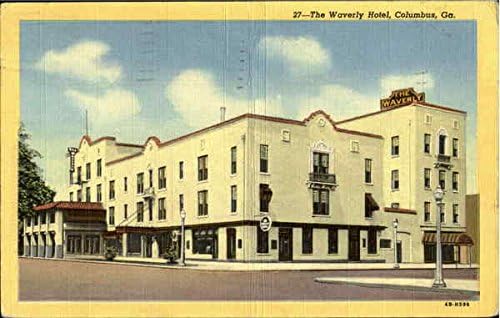 Waverly Hotel Columbus, Georgia ga originalna antička razglednica 1951