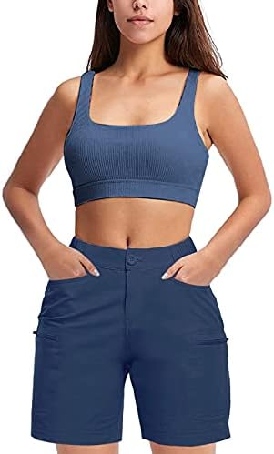Ljetne kratke hlače za žene Casual Comfy Lounge Slaba kratke hlače Labavi moći Visoki kratke hlače Yoga Biker atletske kratke hlače