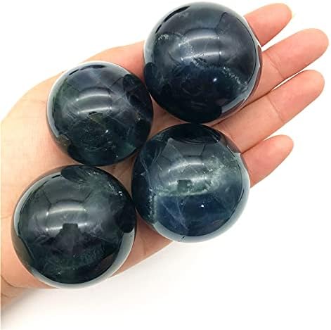 Ruitaiqin Shitu 1pc Natural Blue Fluorit ball sfera Kvarcni kristali Gemstones Kućni dekoracija Sirovi reiki Izlječenje Prirodni kamenje