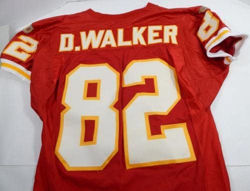 1996 Kansas Chiefs Chieds Derrick Walker 82 Igra izdana crveni dres 40 DP32085 - Neintred NFL igra rabljeni dresovi
