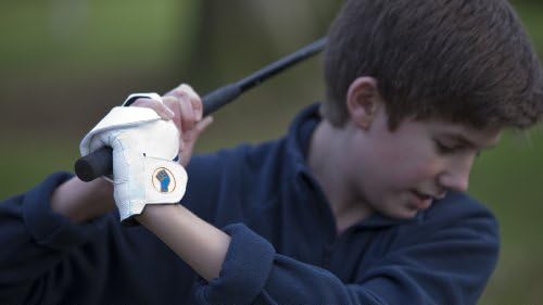 Grip-Par Junior Golf rukavica za trening preporučuje PGA Professionals-R & amp; A odobrena-9/10years-lijeva ruka-Sintetička koža-bijela / plava oprema