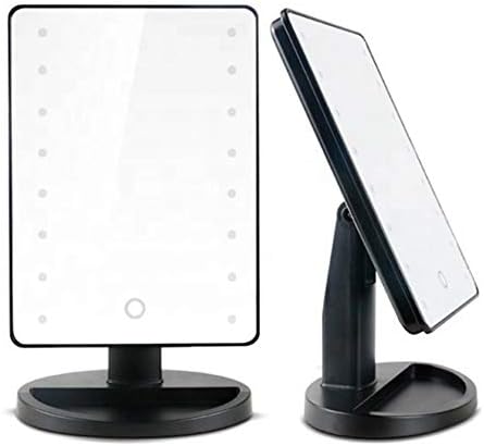 DOUBA LED ekran osetljiv na dodir 22 svetlo ogledalo za šminkanje Desktop Makeup 10x uvećavajuće ogledalo za lepotu osvetljenje odvojiva