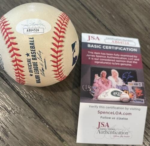Randy Johnson Expos JSA potpisao bejzbol Allan Bud Selig MLB Ball Rookie ERA potpisnica - AUTOGREM BASEBALLS