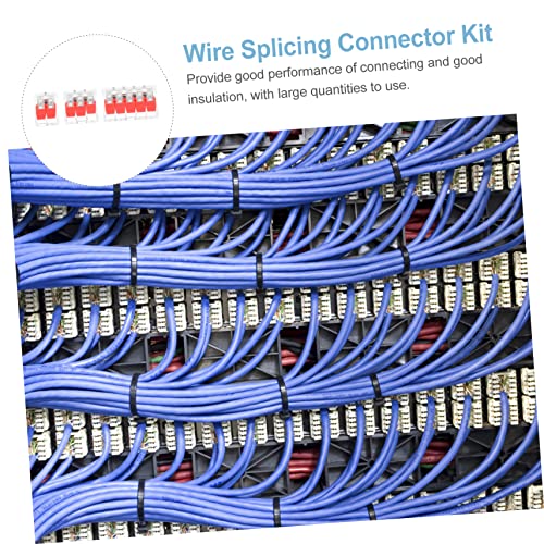 VILLCASE 75kom žičani konektor za ožičenje komplet za termoskupljajuće žice konektori žičani konektor asortiman paket bakar Termoskupljajuća