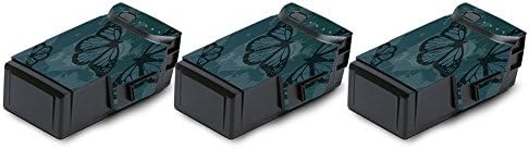 MightySkins koža kompatibilna sa DJI Mavic Air Drone-Dark Butterfly / baterija | zaštitni, izdržljivi i jedinstveni poklopac za omotavanje