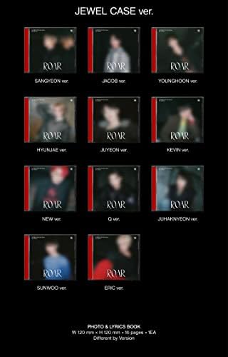 BOYZ BE ADWAKE ROAR 8. Mini album Jewel Case Verzija CD + Photo & Lyrics Book + Selfie Fotokard + Praćenje