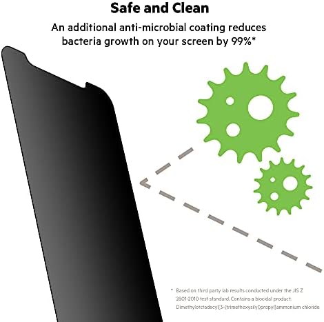 Belkin iPhone 12 Pro / iPhone 12 Zaštita ekrana TemperedGlass privatnost antimikrobno tretirano, jasno