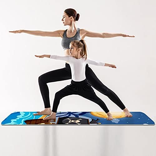Siebzeh gusar i djeca pronalaženje Treasure Premium Thick Yoga Mat Eco Friendly Rubber Health & amp; fitnes non Slip Mat za sve vrste vježbe joge i pilatesa