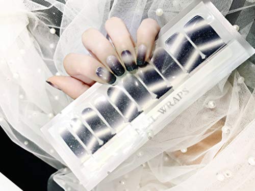 Lihi Color Lab 22KOM adhezija naljepnica za prijenos umjetnosti noktiju naljepnica francuski gradijent Glitter serija DIY trake za