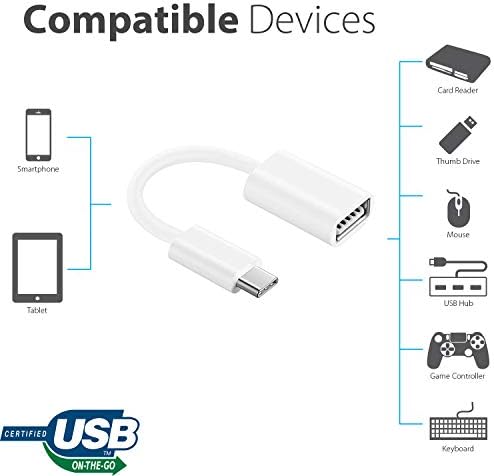 OTG USB-C 3.0 adapter kompatibilan sa vašim Philips TAT4556GR / 97 za brze, verificirane, višestruke funkcije kao što su tastatura,