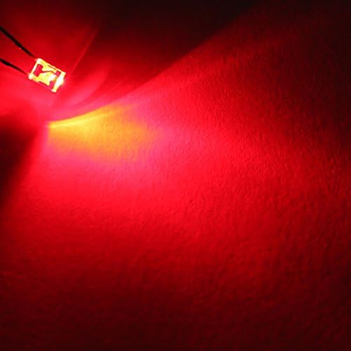 Aexit 100kom DC rasvjetna tijela i komande 1.9-2.2 V 20mA svijetle LED lampe 2mm x 3mm x 4mm Crvene diode koje emituju svjetlost