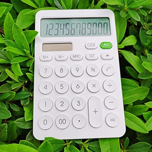 Cujux 12-znamenkasti kalkulator velike tipke Finansijski poslovni računovodstveni alat Bijela plava narančasta velika gumba baterija