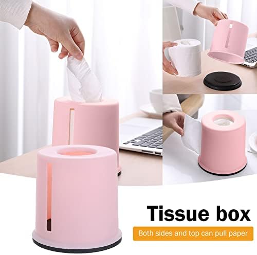 BLMIEDE jednostavna Kućanska okrugla Papirna kutija plastična kutija za tkivo pogodna za kuhinjski restoran kupatilo kupatilo Kućni